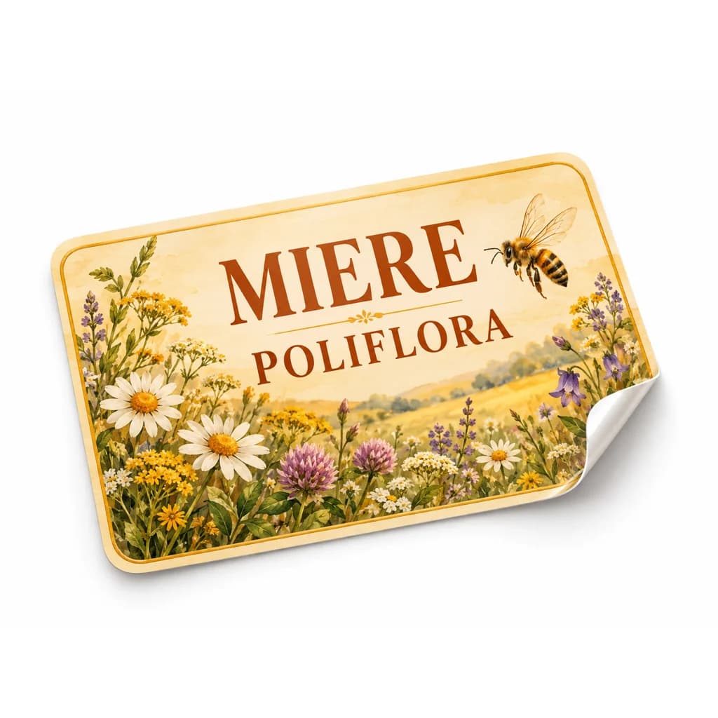 Etichete pentru miere polifloră