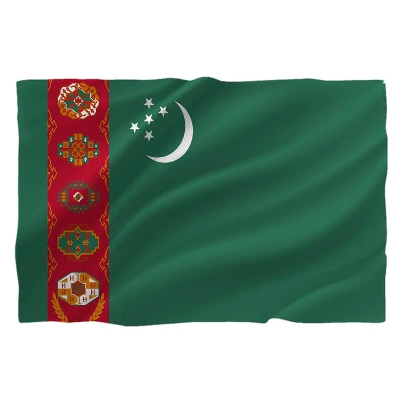 Drapel Turkmenistan