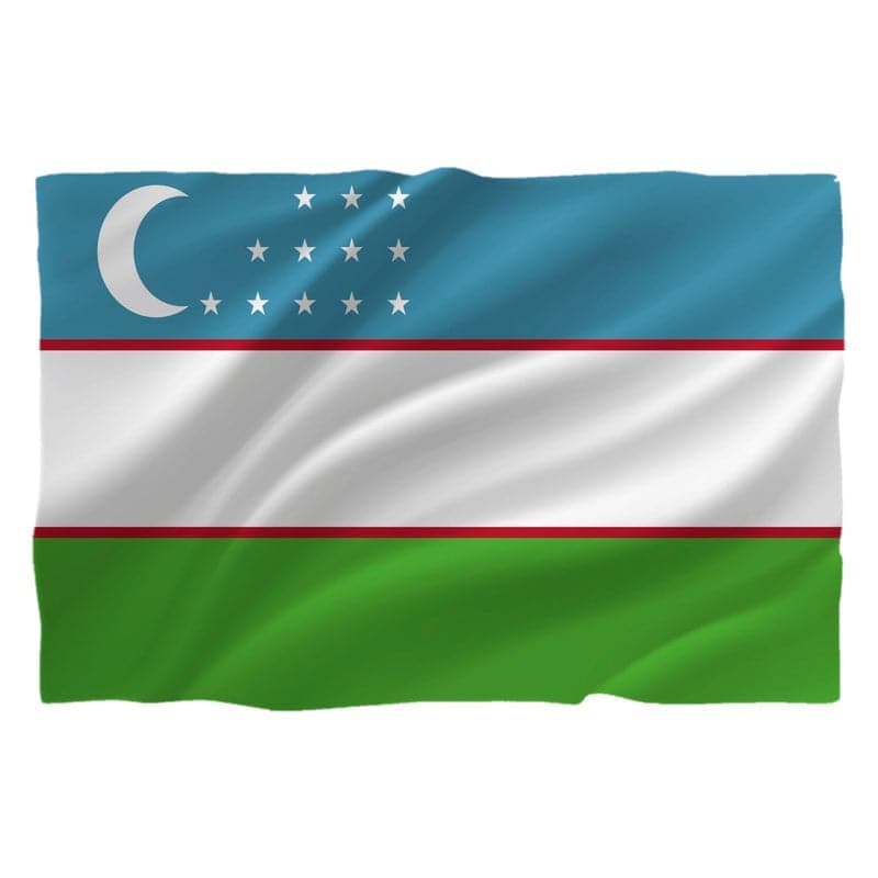 Drapel Uzbekistan