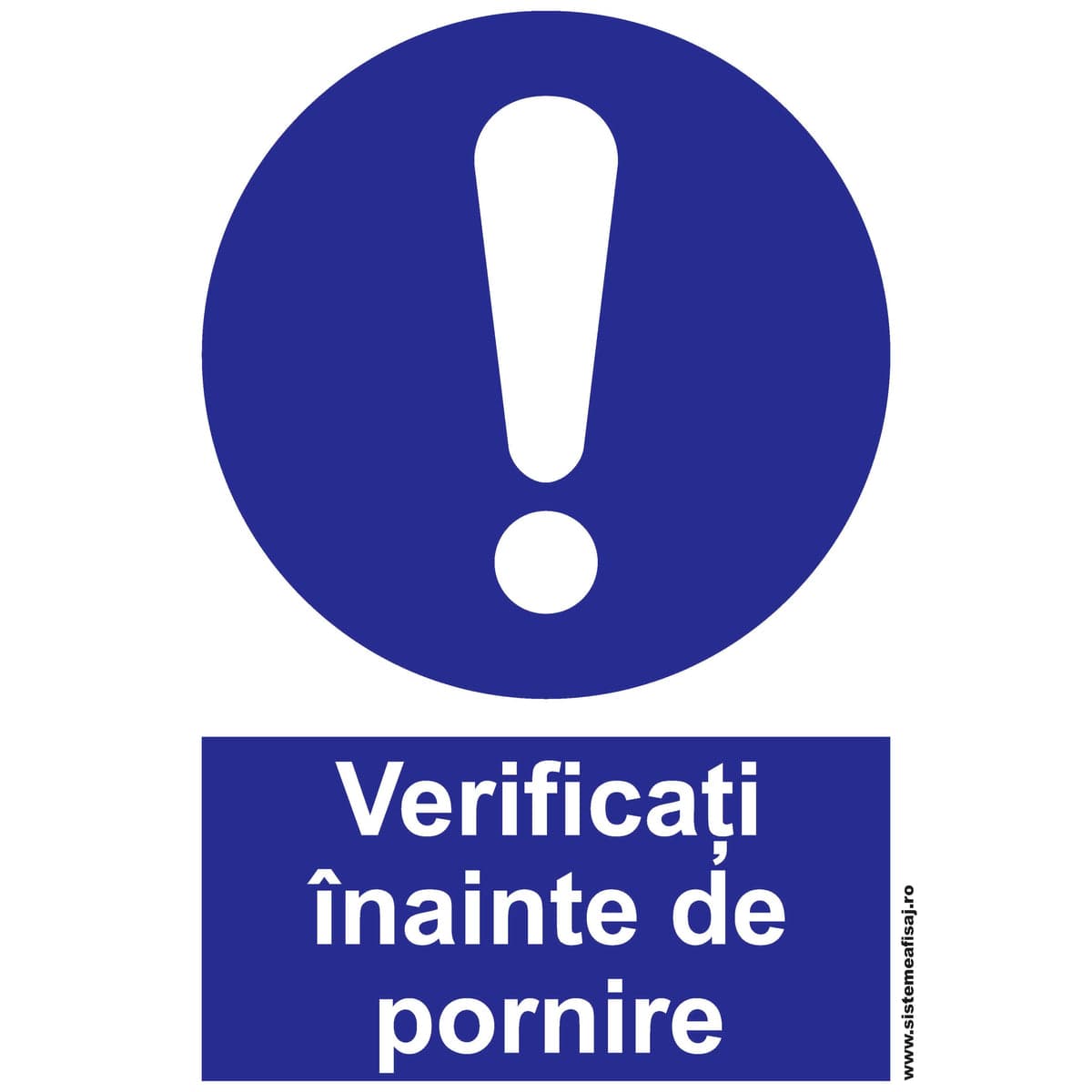 Semn Indicator Verificati Inainte De Pornire