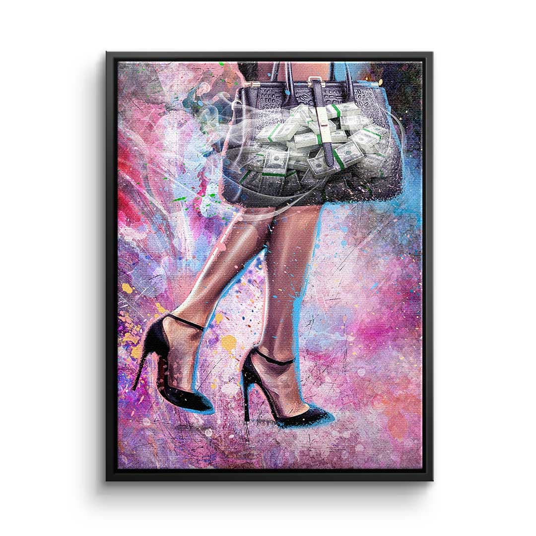 Tablou canvas femeie de afaceri pop art – decor birou feminin