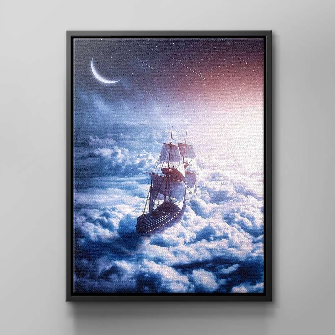 Tablou canvas corabie de vis printre nori – pentru dormitor