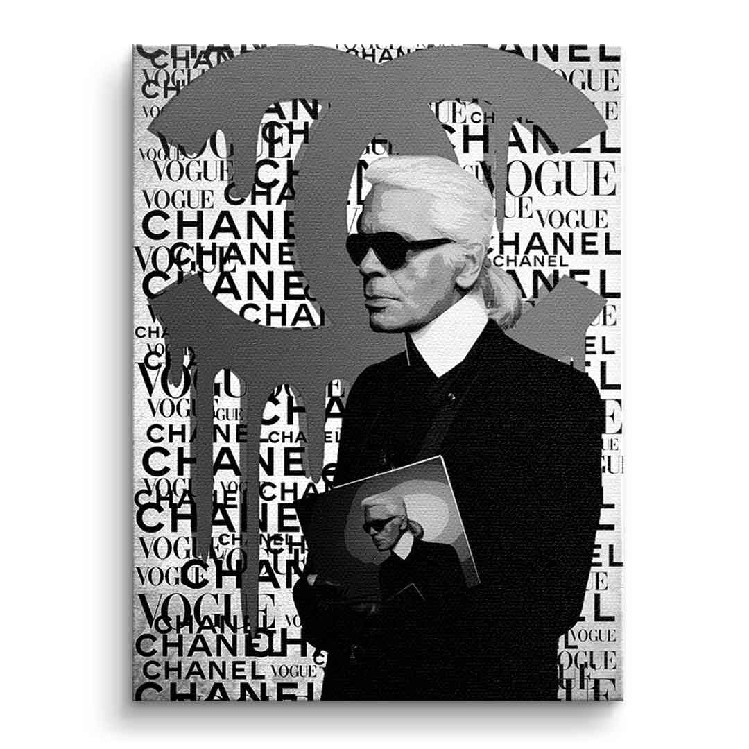 Tablou canvas portret kinetic de designer – artă modernă pentru living