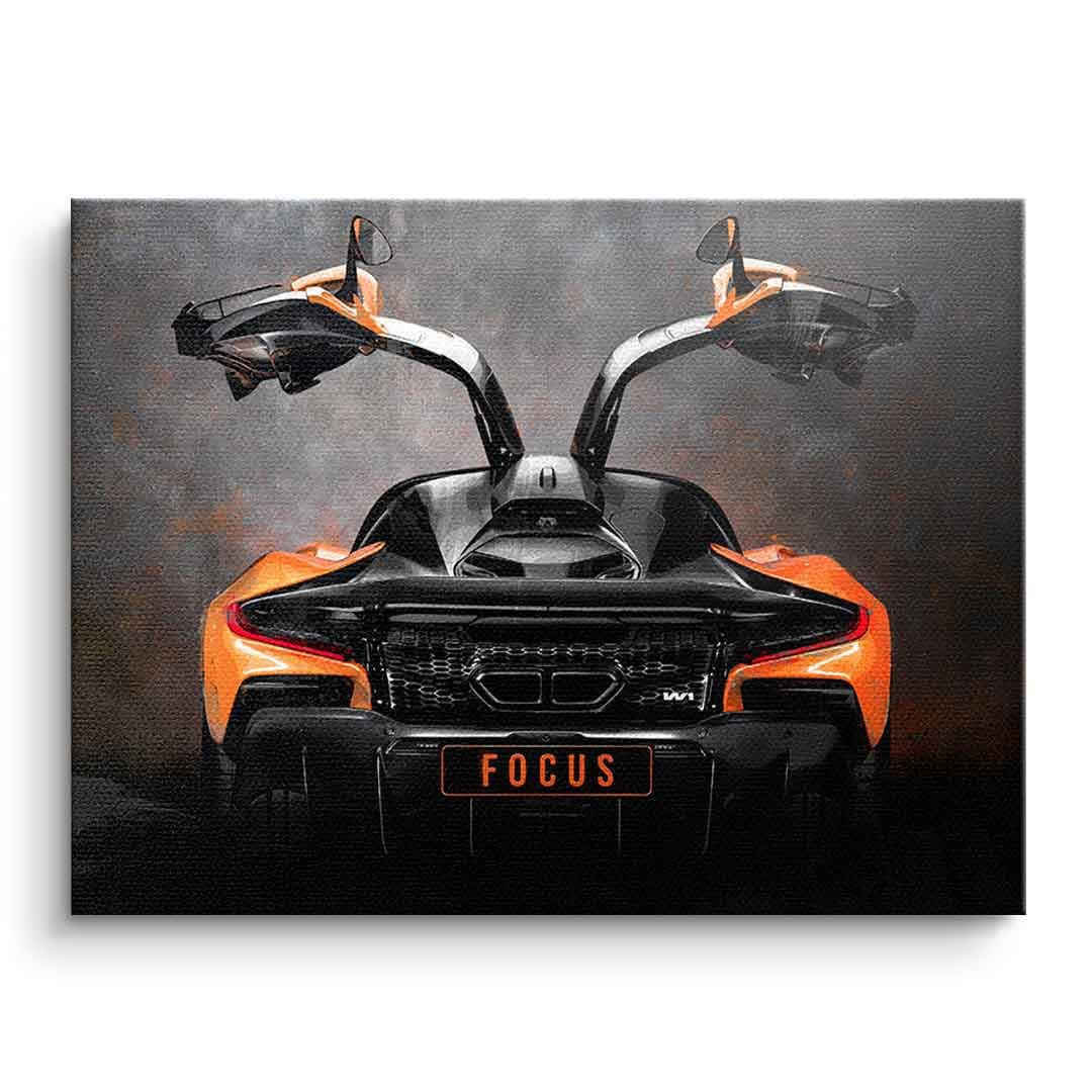 Tablou canvas spate de supermașină britanică – pentru garaj