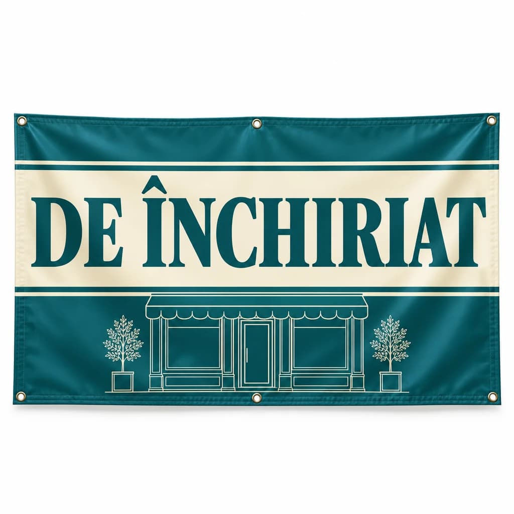 Banner de închiriat – model clasic