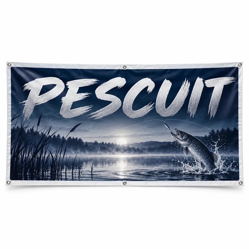 Banner pescuit – model panoramic