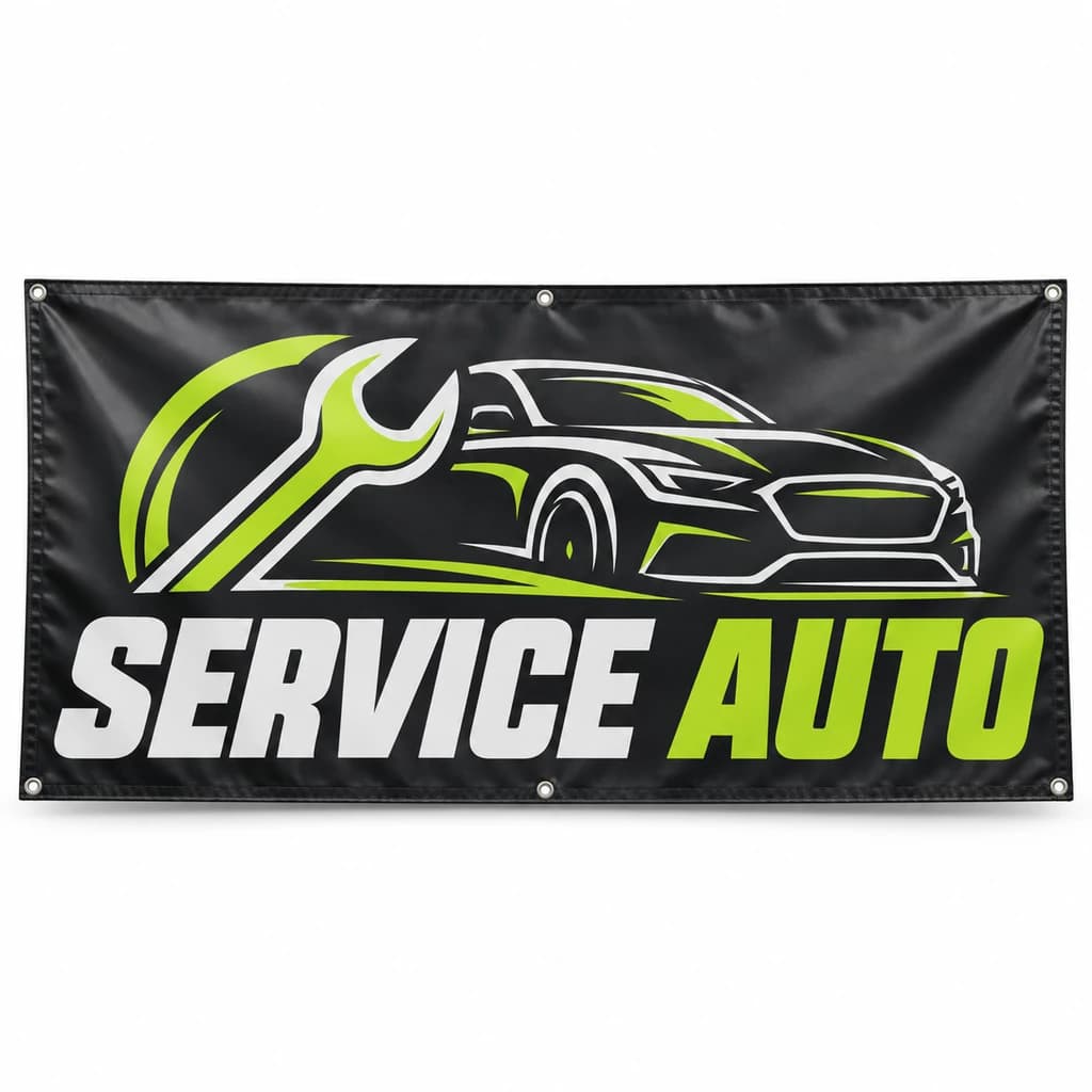 Banner service auto – model contrast