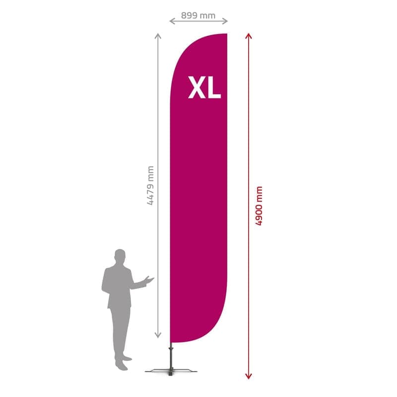 Steag beachflag pană XL