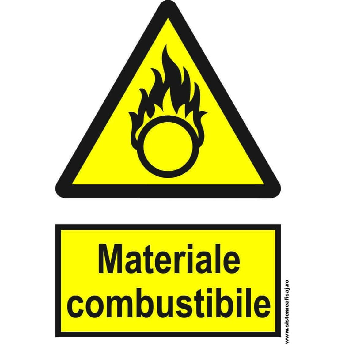 Semn Indicator Materiale Combustibile