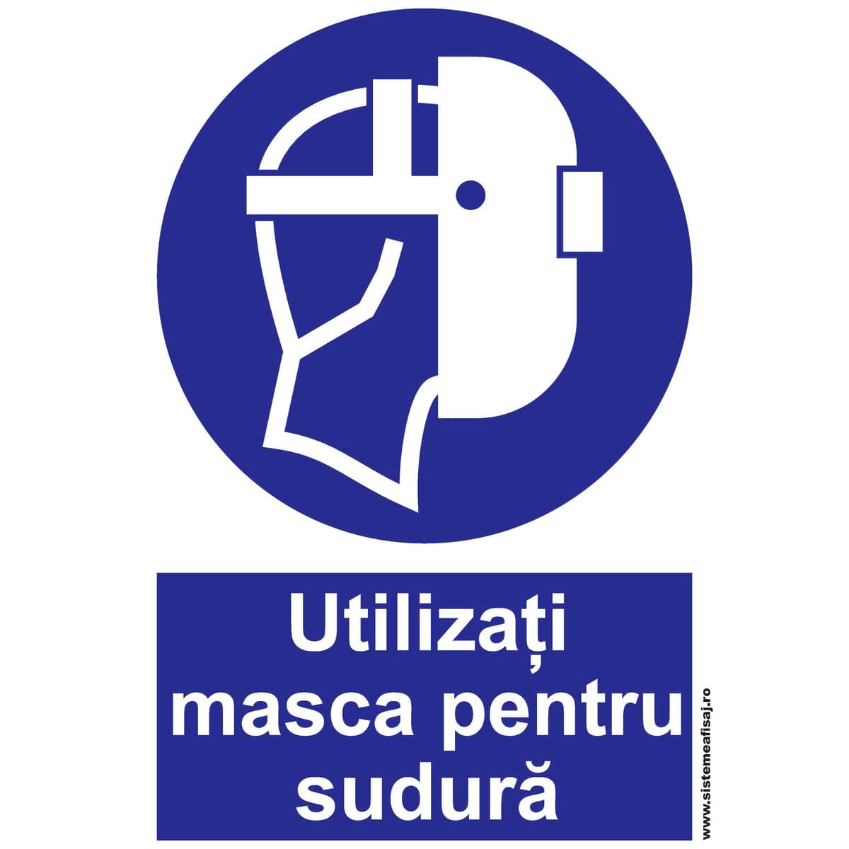 Semn Indicator Utilizati Masca Pentru Sudura